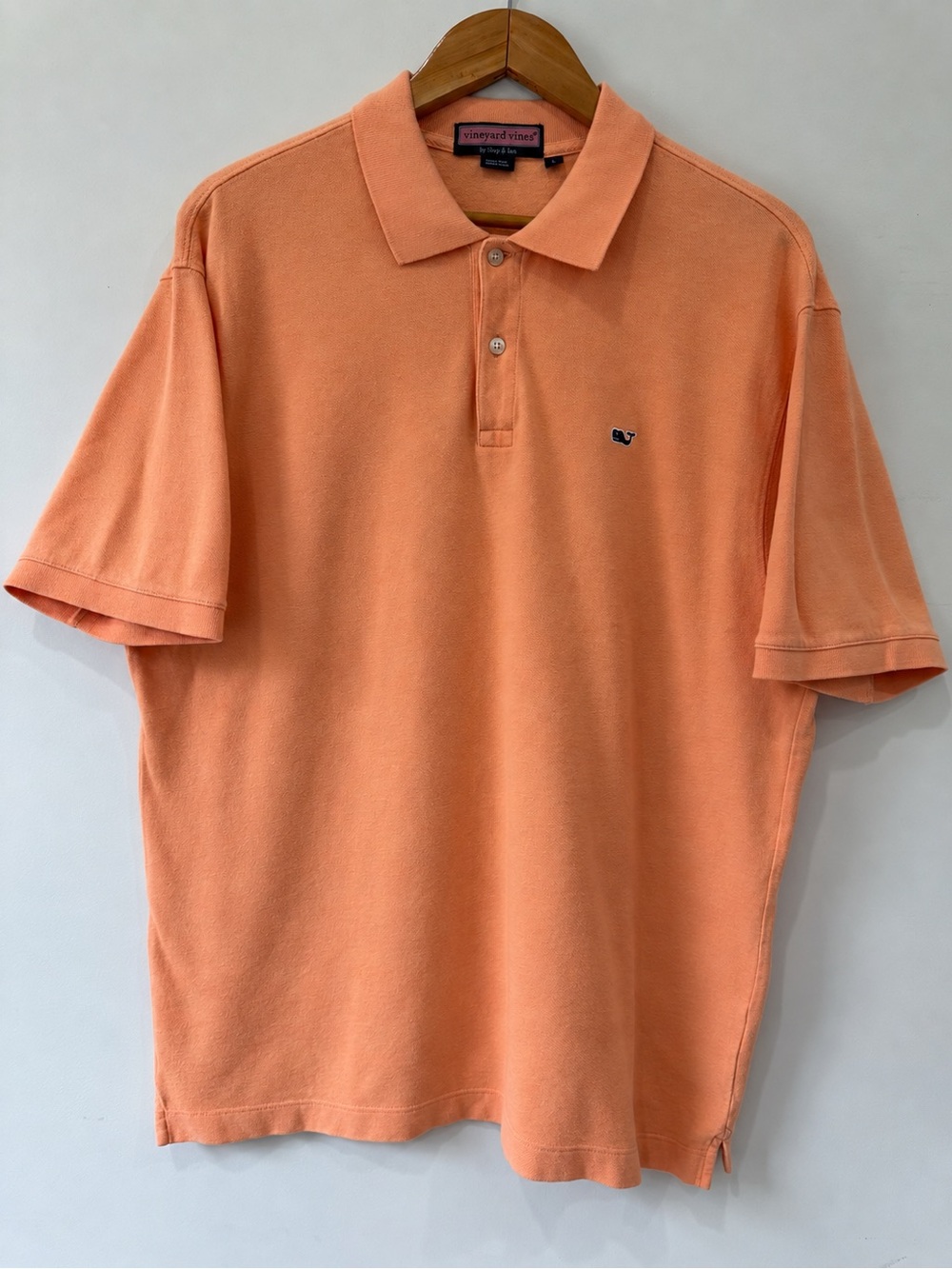 Vineyard Vines Men's Polo Shirt - Peach Orange